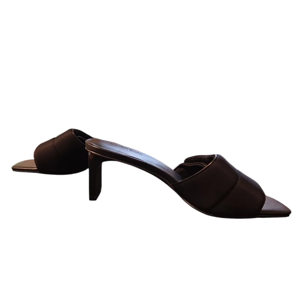 Open Edit Cava Slide Sandal Sz 7 Black NEW
